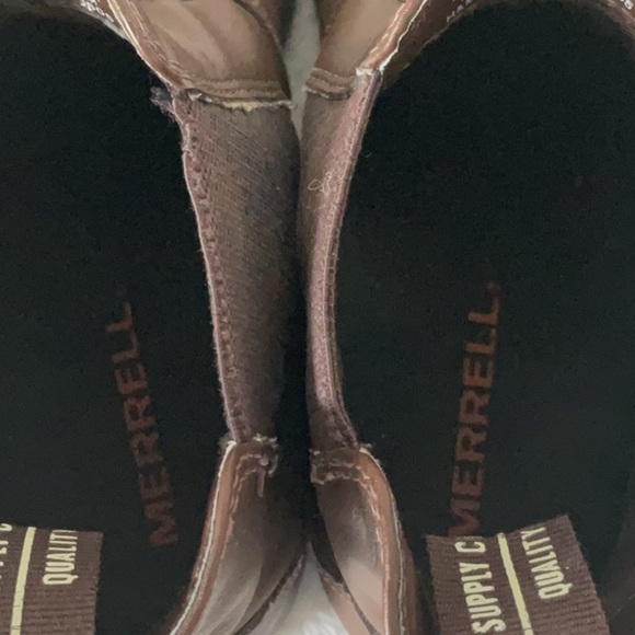 Merrell Brown Ankle Boots Chelsea - Picture 3 of 6